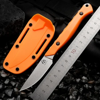 Военный тактический нож HUANGFU CPM-154 Steel, лезвие для дикой природы, Острый охотничий нож с фиксированным лезвием, Коллекционный подарочный нож