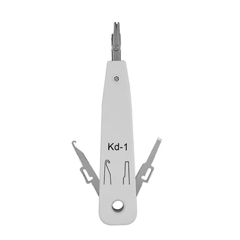для сетевого кабеля RJ11, RJ12, RJ45 Cat5 KD-1, инструмент для резки проводов, ударный инструмент для ударов.