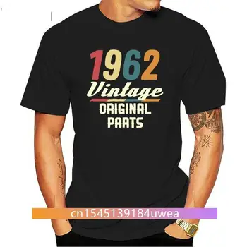 Новая винтажная мужская футболка 1962 года, футболка в стиле ретро 60-х, 56-й день рождения, футболка из чистого хлопка