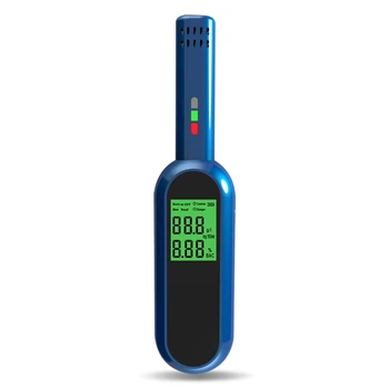Тестер алкоголя Быстрый тест детектора алкоголя Высокоточный цифровой алкотестер Цифровой дисплей Тестер алкоголя в выдыхаемом воздухе DM604B
