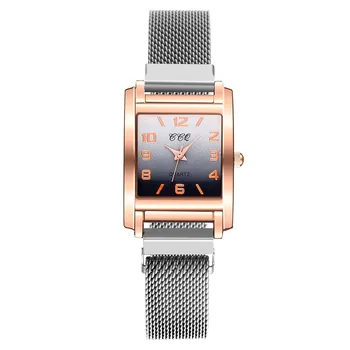 Изящные минималистичные женские кварцевые часы с геометрическим квадратным градиентом turkiyede olmayan urunler модные кварцевые наручные часы addiesdiv