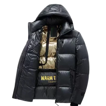 Мужская зимняя куртка размера S-3XL Оверсайз 2024, парка, пальто, повседневная утепленная хлопковая парка, Верхняя одежда с капюшоном, Ветрозащитное теплое пальто, толстовки