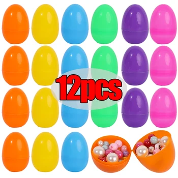 10-20 ШТУК пластиковых пасхальных яиц, Наполняемое Пластиковое яйцо, Детская игрушка, Красочная подарочная упаковка, Пасхальная вечеринка, Охота, игра, Поделки