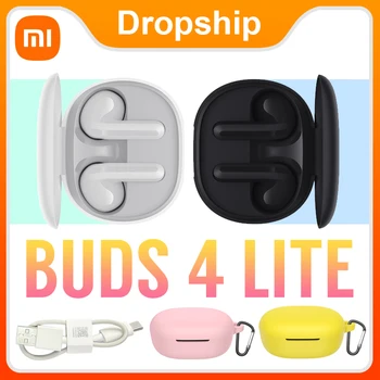 Xiaomi Redmi Buds 4 Lite Global Edition Настоящие беспроводные наушники Bluetooth-наушники Musci Headset, модные легкие наушники-вкладыши