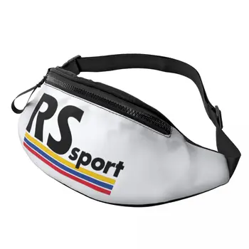 Поясная сумка RS Automotive Sport Racing Для мужчин И женщин, поясная сумка через плечо на заказ для езды на велосипеде, кемпинга, телефона, кошелька для денег