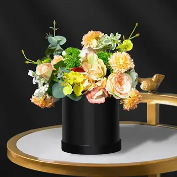 Декоративный контейнер для цветов Элегантный круглый набор коробок для цветов на День Святого Валентина Свадебные украшения своими руками 3 шт. Цветочные упаковочные коробки