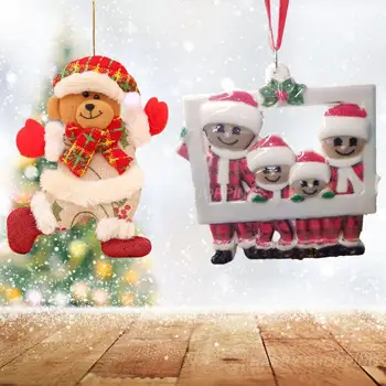 Аксессуары для Рождественской елки, красивые, красочные, удобные в переноске, Многоразовые, простые и модные праздничные украшения, Рождественская кукла