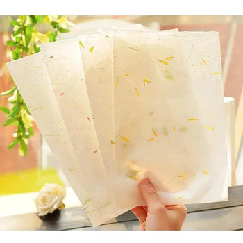 Китайская каллиграфическая рисовая бумага Сюань: 40 листов натуральной цветочной бумаги Сюань, бумага для кистей Суми, папиросная бумага для рукоделия, написания писем