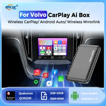 Carplay Ai Box Android 11 Magic Box Android Auto Беспроводной Адаптер Carplay QCM2290 Для Volvo XC90 S90 V90 XC60 S60 V60 XC40 EX30
