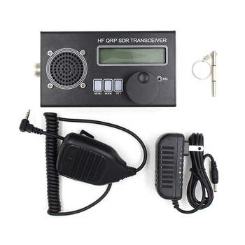 1 Комплект Портативного многофункционального коротковолнового радиоприемника USDX QRP SDR Radio Hobbyist Transceiver + Штепсельная вилка США