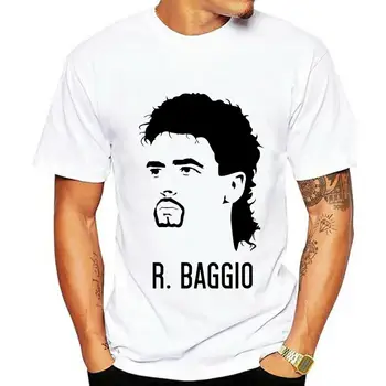 МУЖСКАЯ футболка, летняя мужская футболка Roberto Baggio, женская футболка, брендовые мужские футболки, мужской модный повседневный черный топ с коротким рукавом