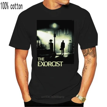 Новая футболка The Exorcist V14 с постером фильма Фридкина 1973 года, черная, все размеры S 5Xl