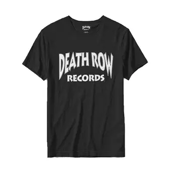 Черная футболка с логотипом Death Row Records - НОВАЯ ОФИЦИАЛЬНАЯ версия