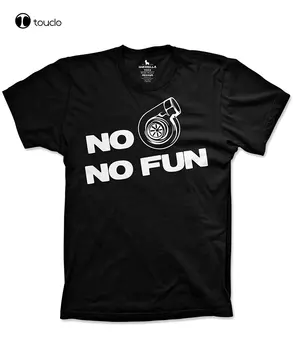 Летняя Крутая Мужская футболка No Turbo No Fun, Забавная Футболка Jdm, Футболка С изображением Автомобилей И гонок, Забавная футболка Boost Turbo, Унисекс