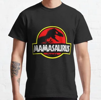 Новый Мамазавр Рекс - Подарок ко Дню матери, Забавная классическая футболка, хлопковая футболка, Летняя футболка Мужские футболки на заказ Aldult для подростков, унисекс