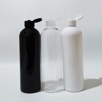 1шт 400 мл Пустой Белый Прозрачный Пластиковый контейнер Бутылка для домашних ЖИВОТНЫХ с откидной крышкой Гель для душа Шампунь Бутылка для жидкого мыла