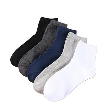 Носки женские хлопковые оптом, средние носки, черные спортивные носки, однотонные мужские носки с букетом цветов на талии, с низким верхом и неглубоко.