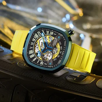 Ограниченная серия автоматических часов, мужские Роскошные Механические наручные часы OLTO-8, Спортивные Светящиеся часы, Топовый бренд, мода 2023 года