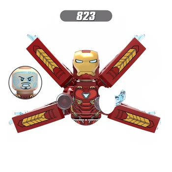 Строительные блоки Disney Legends Iron MK50 Man, фигурки героев, кирпичи, фигурка, развивающие игрушки 
