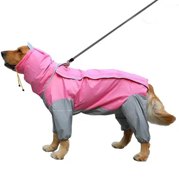 Пончо Водонепроницаемый дождевик для собак Костюмы для домашних животных Одежда Куртка с капюшоном Комбинезоны Большие Для комбинезона Накидка Большие