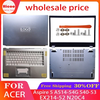 Для ноутбука Acer Aspire 5 A514-54G S40-53 EX214-52 N20C4 ЖК-Задняя крышка/Передняя Рамка/Упор Для рук/Нижняя крышка