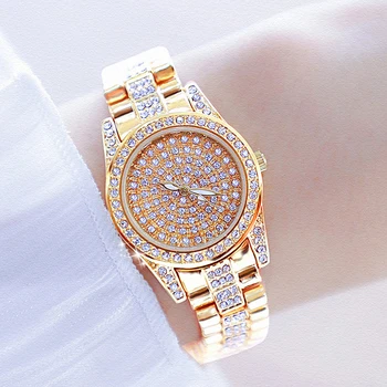 Женские часы Starry Sky Diamond Водонепроницаемые Роскошные Женские часы из нержавеющей стали, золота, кварцевые Часы для девочек с маленьким циферблатом, Женские часы 2023 г.
