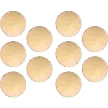 10 шт. Пустых латунных монет вызова 10 шт. круглых металлических заготовок с гравировкой Монеты Этикетки Маленькие