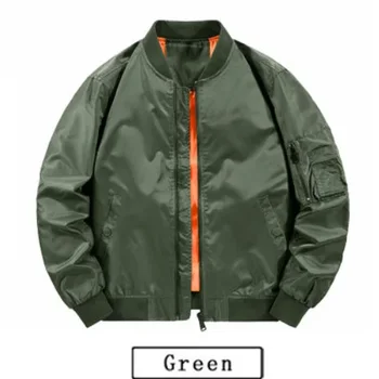 Мужская летная куртка Air Force ma1, куртка-бомбер, осенне-зимнее пальто [плюс хлопок /тонкий]