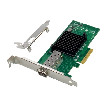 1 Комплект Сетевой карты X520-SR1 Сетевая карта 82599EN Чип PCIE X4 Сетевой карты с Одним Оптическим Портом