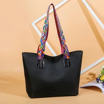 Модная и простая сумка-тоут в корейском стиле из ткани Оксфорд большой емкости сумка через плечо повседневная сумка прямая доставка